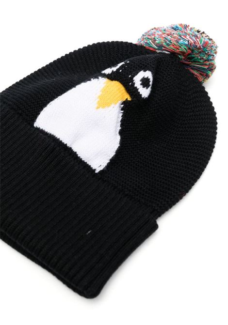 Black Penguin Beanie STELLA MCCARTNEY KIDS | TT0557-Z1562930