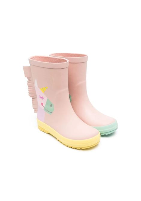 Pink Unicorn Booties STELLA MCCARTNEY KIDS | TT0A96-Z0234505