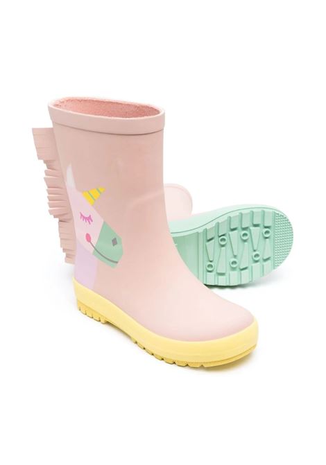 Pink Unicorn Booties STELLA MCCARTNEY KIDS | TT0A96-Z0234505