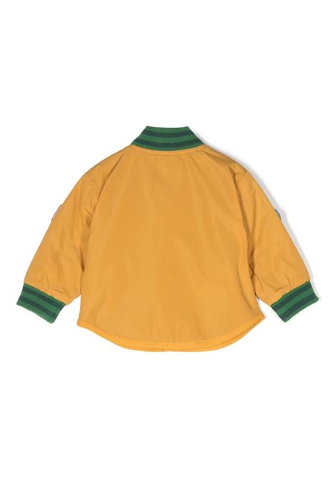 Yellow and Green Bomber Jacket With Applied Badges STELLA MCCARTNEY KIDS | TT2547-Z0537214