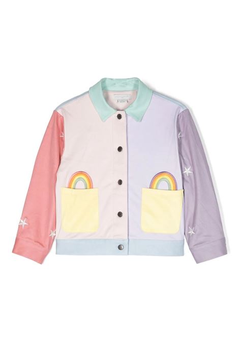 Jacket With Embroidery and Color Block Design STELLA MCCARTNEY KIDS | TT2A37-Z1238999