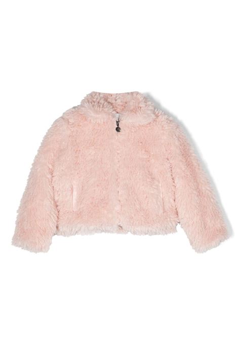 Pink Borg Short Jacket STELLA MCCARTNEY KIDS | TT2D17-Z1277505