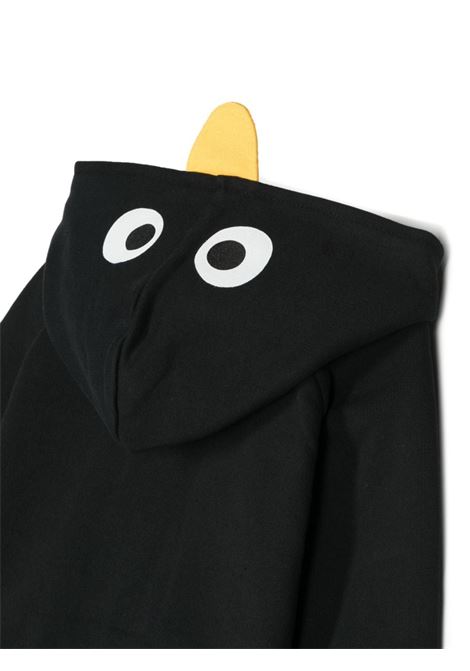 Penguin Zip Hoodie In Black STELLA MCCARTNEY KIDS | TT4620-Z0447930