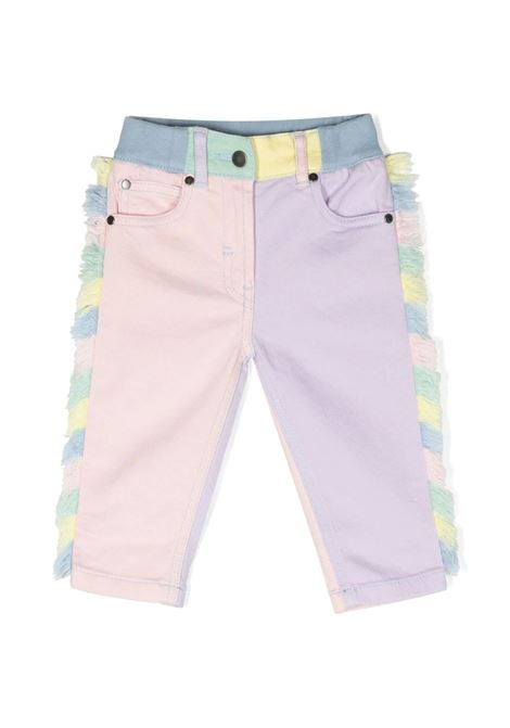 Multicoloured Jeans with Fringes and Colour-Block Design STELLA MCCARTNEY KIDS | TT6050-Z0156999
