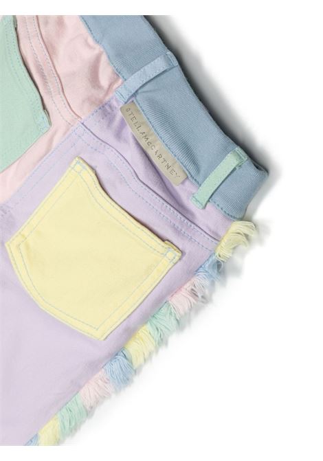 Jeans Multicolori Con Frange e Design Colour-Block STELLA MCCARTNEY KIDS | TT6050-Z0156999