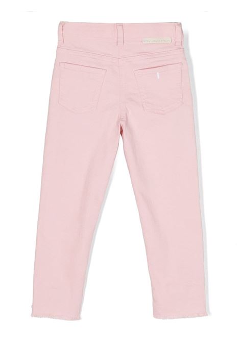 Pink Straight Leg Jeans with Distressed Hem STELLA MCCARTNEY KIDS | TT6B30-Z0156505