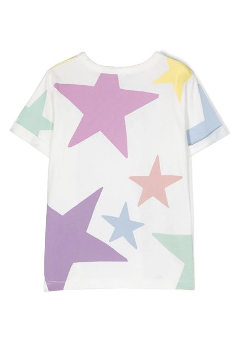 T-Shirt Con Logo Stella e Stampa Stelle STELLA MCCARTNEY KIDS | TT8A91-Z0913101MC