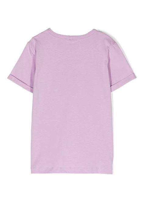 Lilac T-Shirt with MAGIC and STAR Lettering STELLA MCCARTNEY KIDS | TT8D51-Z0434516