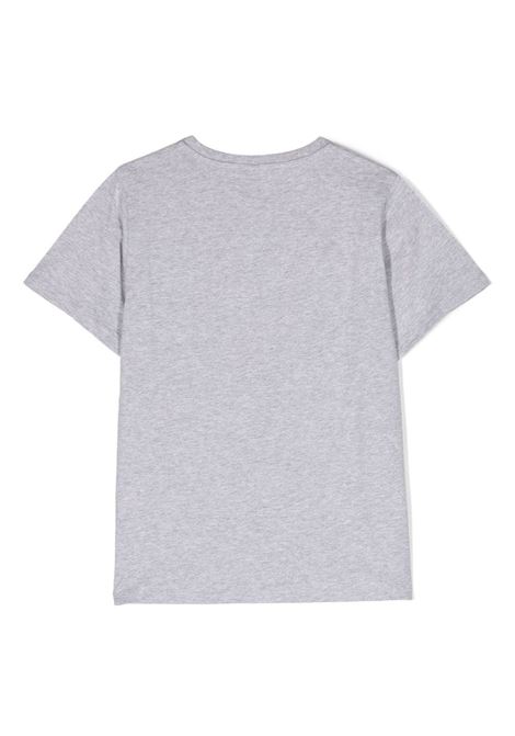 T-Shirt Grigia Con Tasca a Forma Di Orsetto STELLA MCCARTNEY KIDS | TT8P81-Z0434905