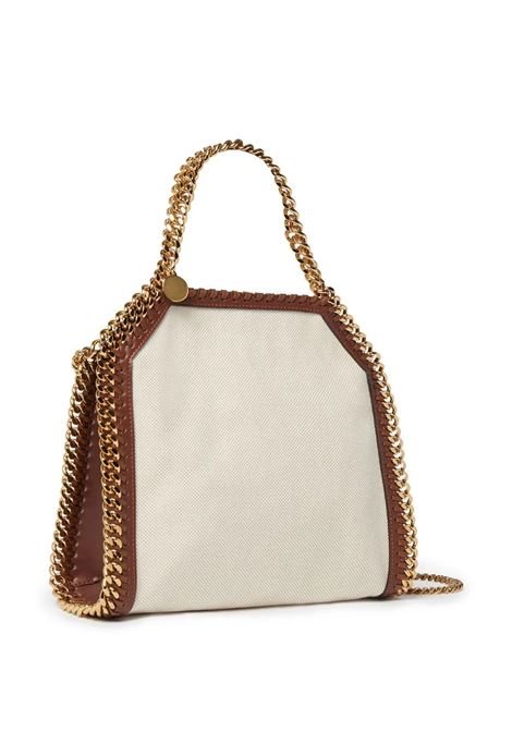 Falabella Mini Tote Bag In Ecru Cotton Canvas STELLA MCCARTNEY | 371223-WP02259043