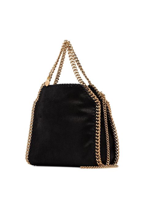 Black And Golden Mini Falabella Tote Bag STELLA MCCARTNEY | 371223-W93551000