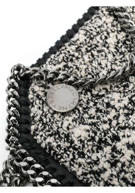 Micro Falabella Tote Bag In Black And White Boucl? STELLA MCCARTNEY | 391698-WP02241000