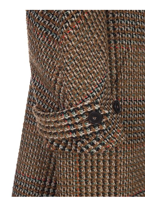 Brown Tweed Long Coat with Belt STELLA MCCARTNEY | 660050-3CJ3012742