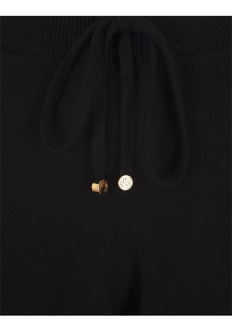 Pantaloni Neri con Caviglie in Maglia Fine Stella Iconic STELLA MCCARTNEY | 6K0425-3S24151000