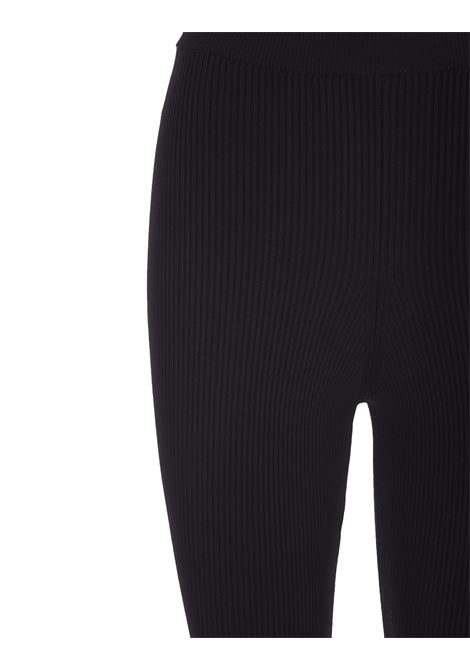 Black Ribbed Flare Trousers STELLA MCCARTNEY | 6K0483-3S24191000