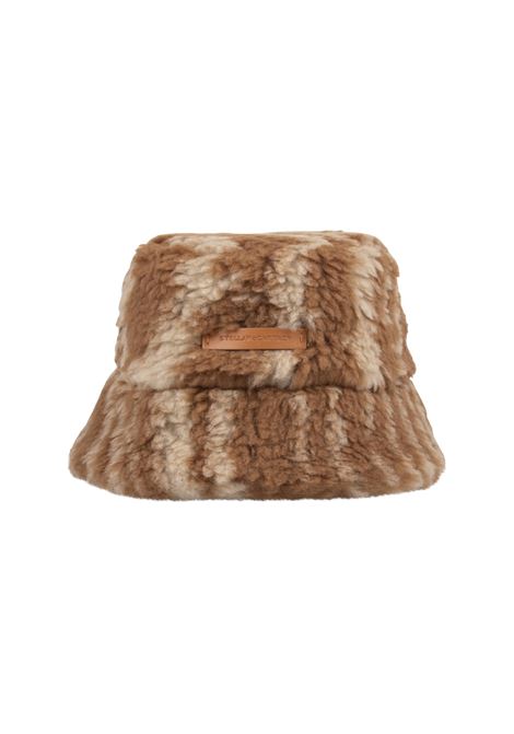 Woodgrain Teddy Jacquard Bucket Hat STELLA MCCARTNEY | 900453-WP02532615