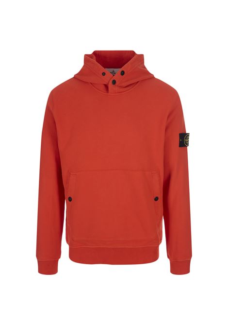 Lobster Hoodie with Buttons STONE ISLAND | 791561720V0037