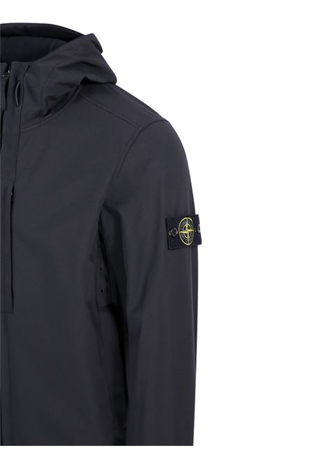 Soft Shell-R_E.Dye Technology Jacket In Black Recycled Polyester STONE ISLAND | 7915Q0122V0029