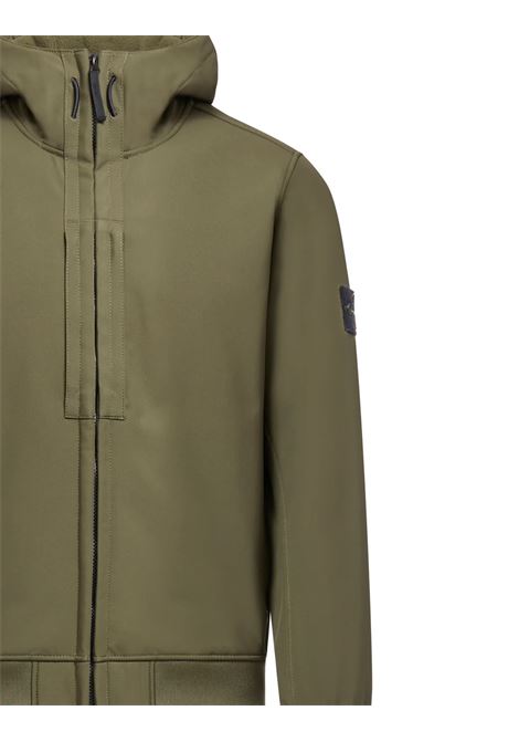 Soft Shell-R_E.Dye Technology Jacket In Green Recycled Polyester STONE ISLAND | 7915Q0122V0058