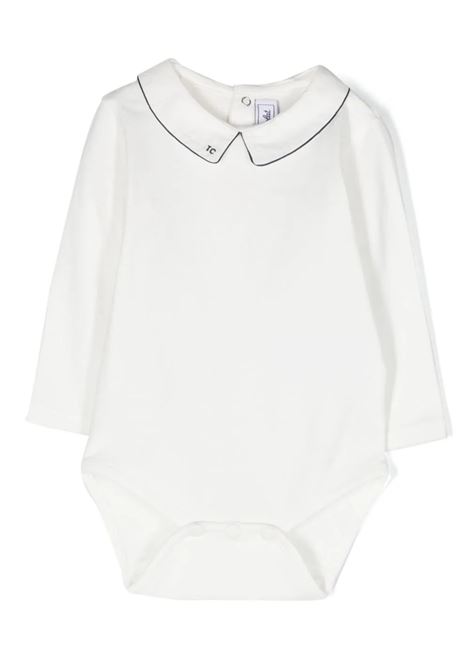 White Body With Blue Embroidery TARTINE ET CHOCOLAT | TX1104113