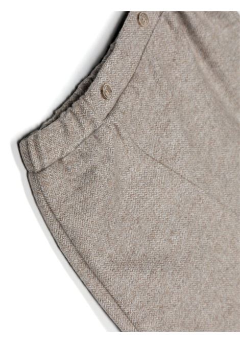 Beige Trousers With Chevron Pattern TARTINE ET CHOCOLAT | TX2200015