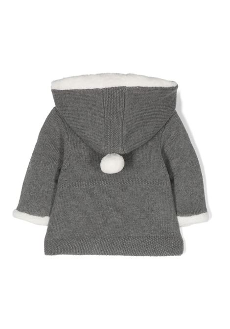 Grey Knitted Coat With Padding TARTINE ET CHOCOLAT | TX4001024