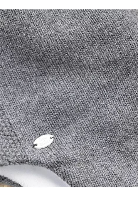 Grey Knitted Beanie With Pompon TARTINE ET CHOCOLAT | TX9002024