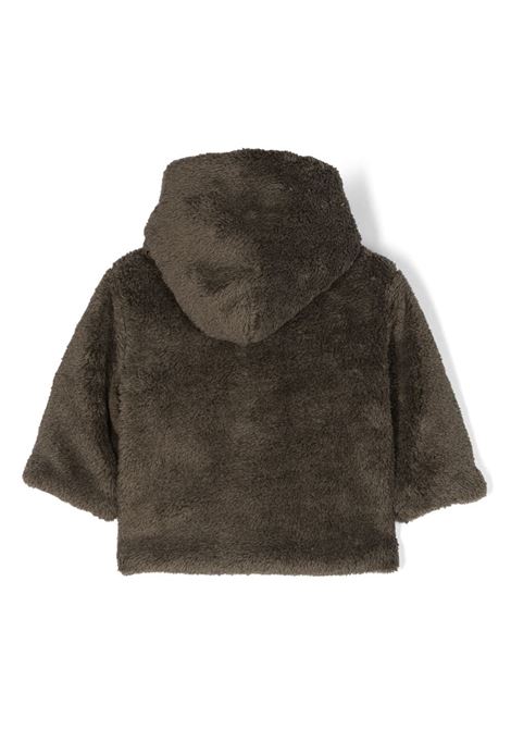 Olive Green Faux Fur Coat TEDDY & MINOU | I23CN014PE019591