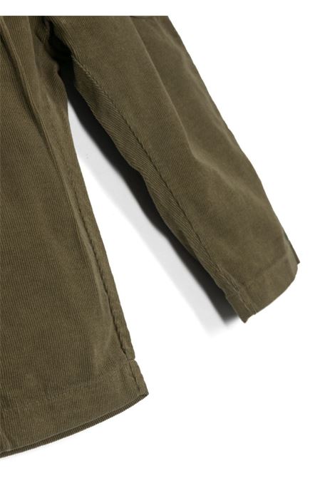 Olive Green Corduroy Trousers TEDDY & MINOU | I23PT010V6014549
