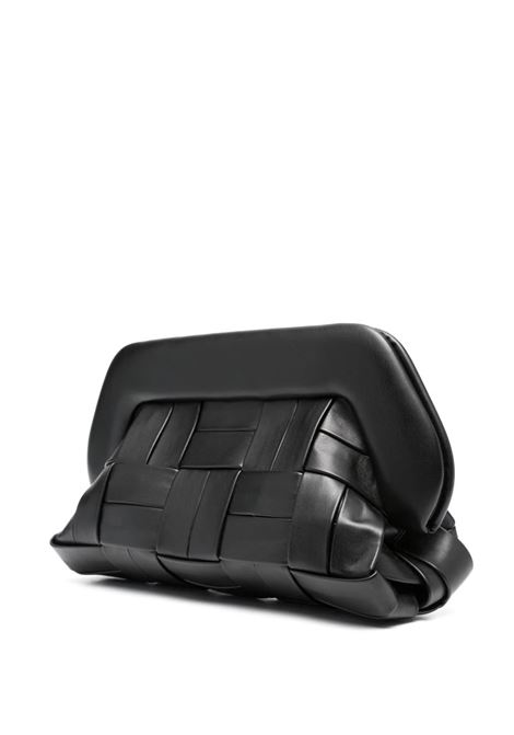 Black Bios Flat Weaved Clutch Bag THEMOIRE' | TMFW23BIFN1