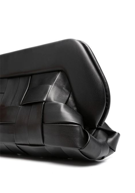 Black Bios Flat Weaved Clutch Bag THEMOIRE' | TMFW23BIFN1