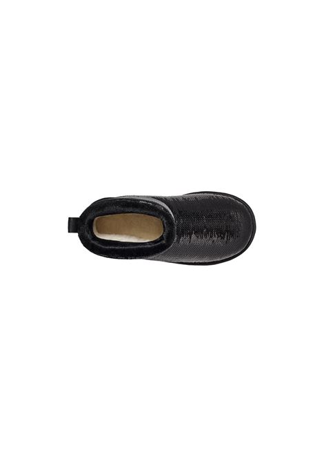 Black Classic Mini Mirror Ball Boots  UGG KIDS | 1143708KBLK