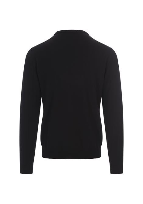 Black Worsted Wool Pullover ZANONE | 811935-Z0290N3017