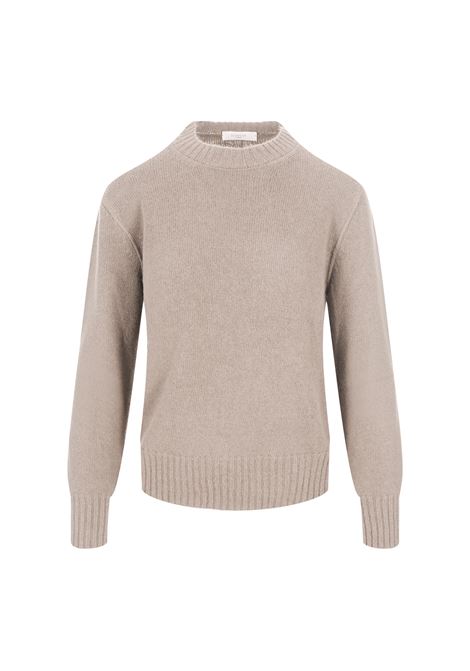 Sand Crew Neck Pullover in Wool and Certified Angora ZANONE | 853086-ZN678Z3583