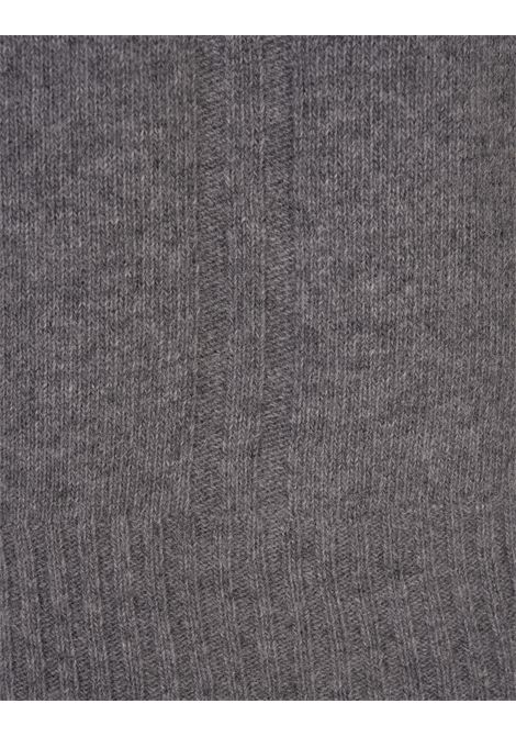 Grey Crew Neck Pullover in Wool and Certified Angora ZANONE | 853086-ZN678Z3791
