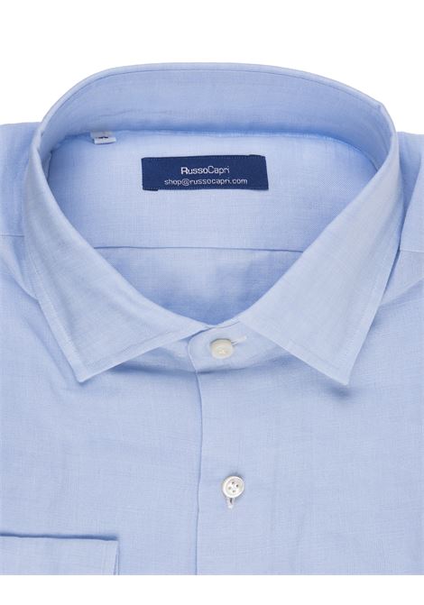 Azure Linen Shirt RUSSO CAPRI | 602017UNITA