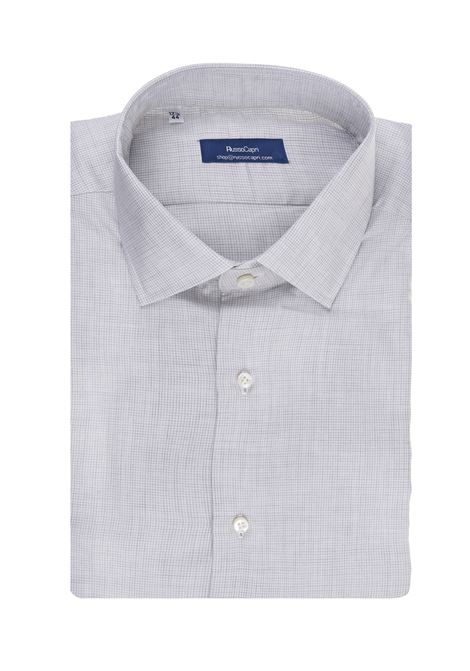 Light Grey Linen Shirt RUSSO CAPRI | F36834440QUAD.