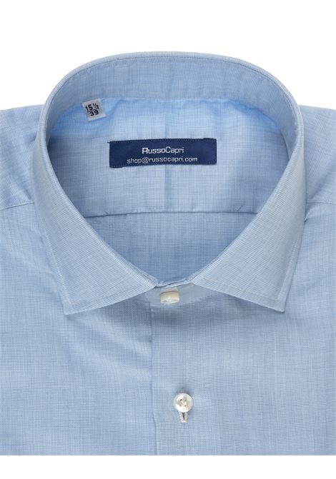 Light Blue Oxford Cotton Shirt RUSSO CAPRI | F36834513UNITA