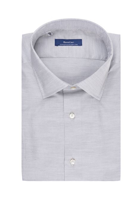Light Grey Cotton Shirt RUSSO CAPRI | F36834540PUNTINI