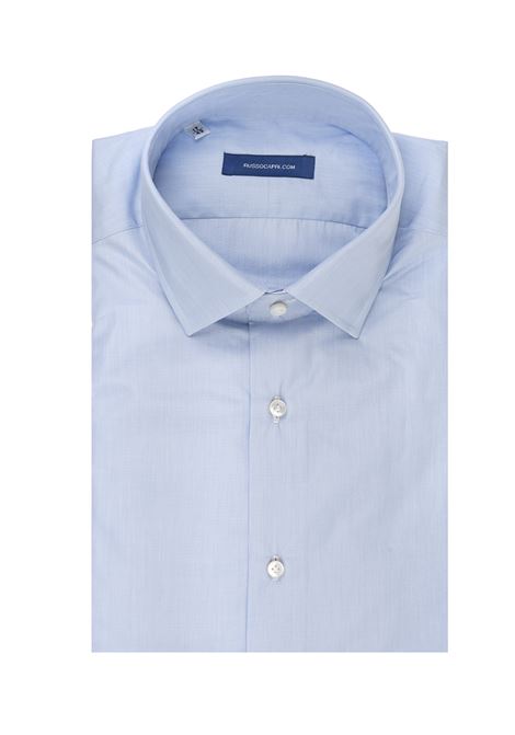 Sky Blue Cotton Shirt RUSSO CAPRI | UNITA COTONECELESTE 5