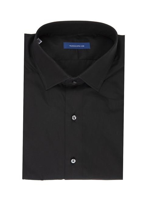 Black Cotton Shirt RUSSO CAPRI | UNITA COTONENERO