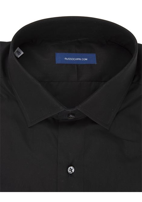 Black Cotton Shirt RUSSO CAPRI | UNITA COTONENERO
