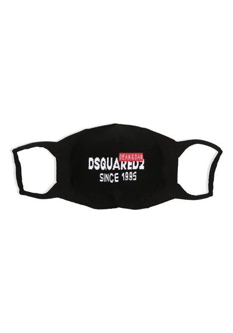 Black Red Tag Dsquared2 Face Mask DSQUARED2 | MAM0004-59204170M1296