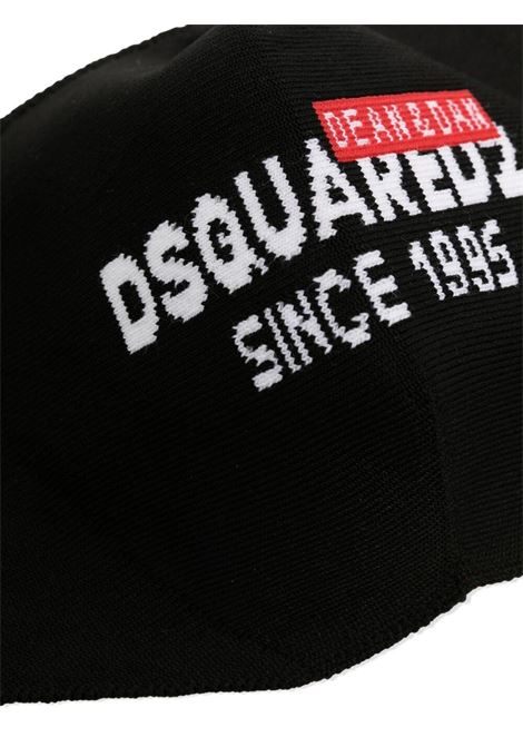 Black Red Tag Dsquared2 Face Mask DSQUARED2 | MAM0004-59204170M1296