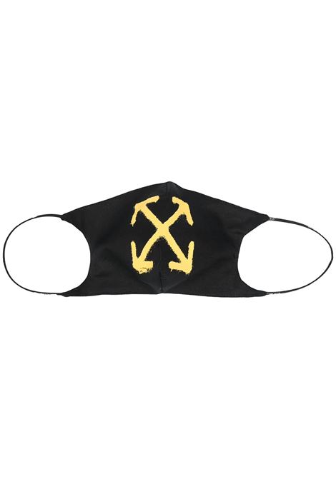 Man Black And Yellow Arrows Face Mask OFF-WHITE | OMRG003S21FAB0041016