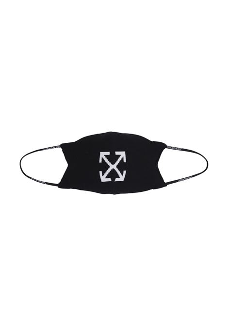Black Reversible Face Mask With Arrows OFF-WHITE | OWRG002S21KNI0021042