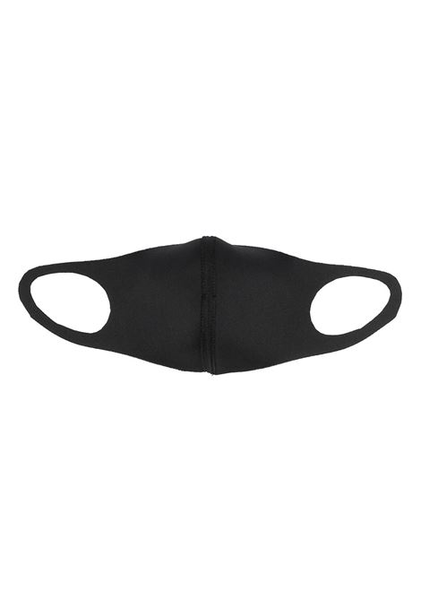 Black Face Mask With White Logo PALM ANGELS | PMRG005R21FAB0011001