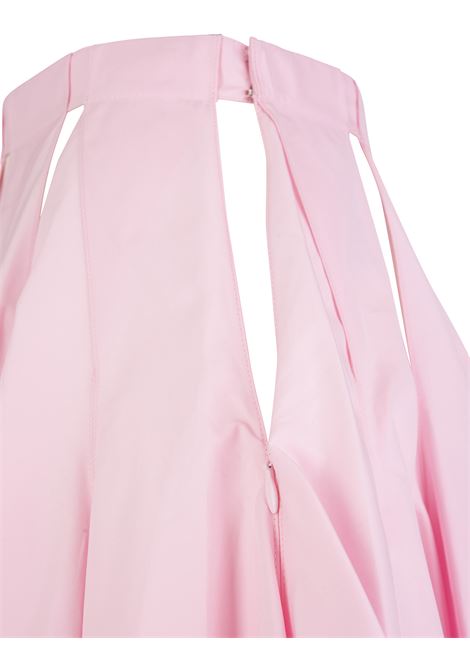 Woman Short Skirt In Pink Japanese Poplin ALAIA | AA9J03641T001401