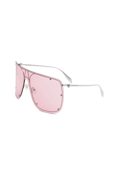 Skull Mask Sunglasses in Pink ALEXANDER MCQUEEN | 649846-I33301255
