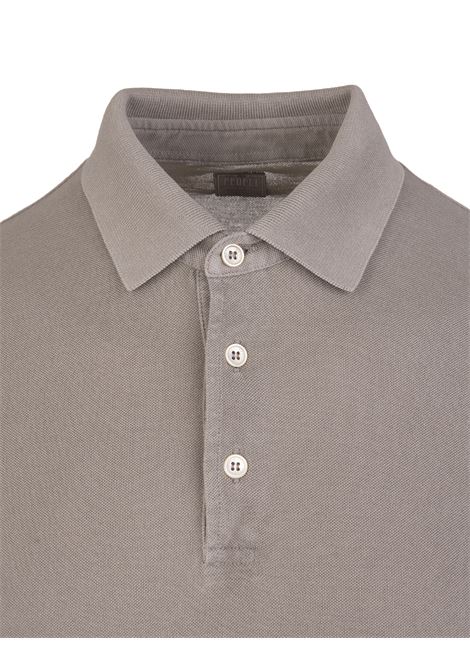 Man Polo In Taupe Pique' Cotton FEDELI | UEF0108103